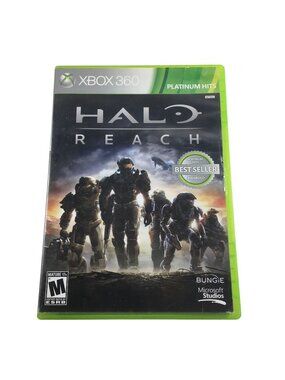 MICROSOFT XBOX 360 HALO REACH PLATINUM HITS MANUAL INCLUDED